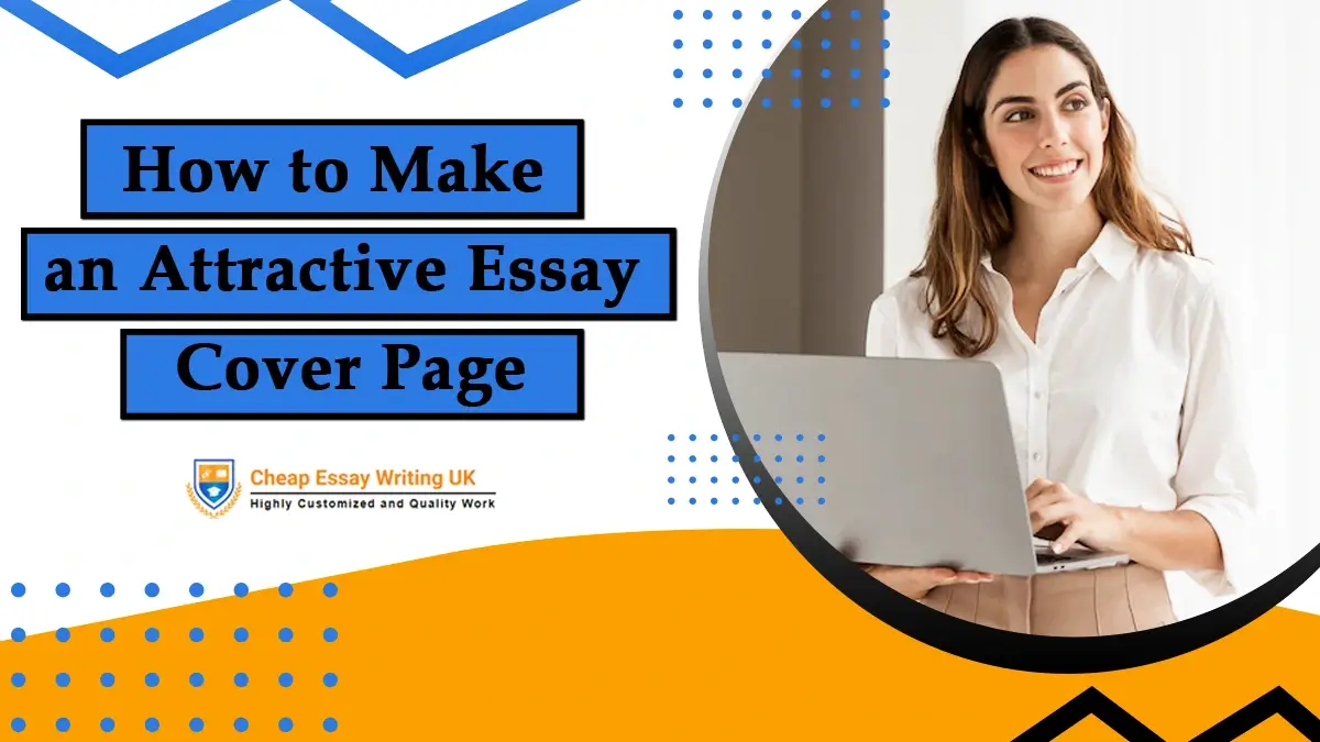 how to make an essay cover page