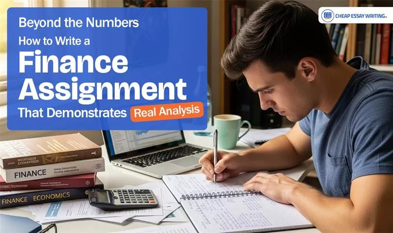 Beyond the Numbers - How to Write a Finance Assignment That Demonstrates Real Analysis