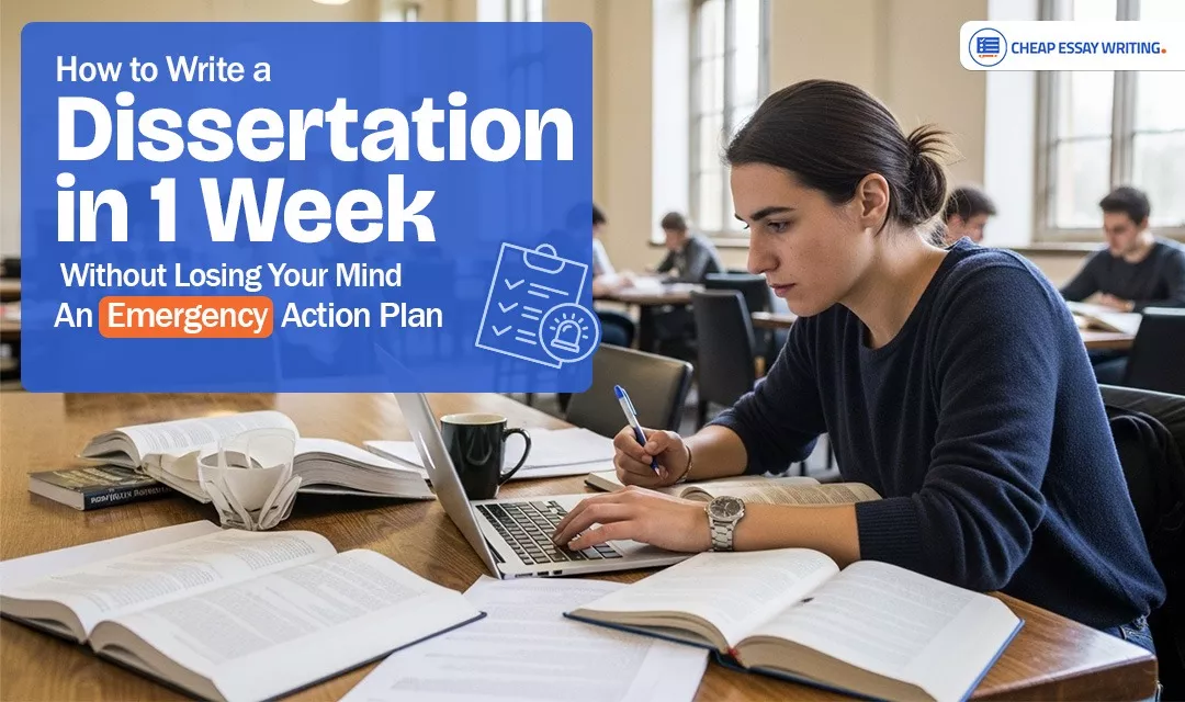 How to Write a Dissertation in One Week Without Losing Your Mind - An Emergency Action Plan